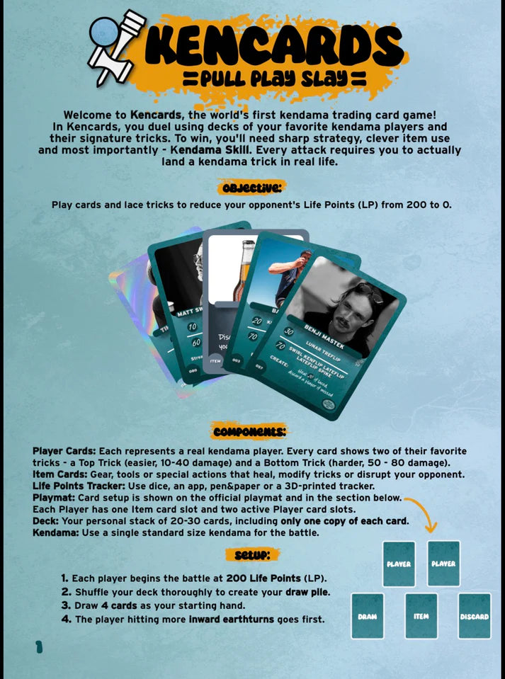 Kenz Card KEN CARDS – Kendama Australia