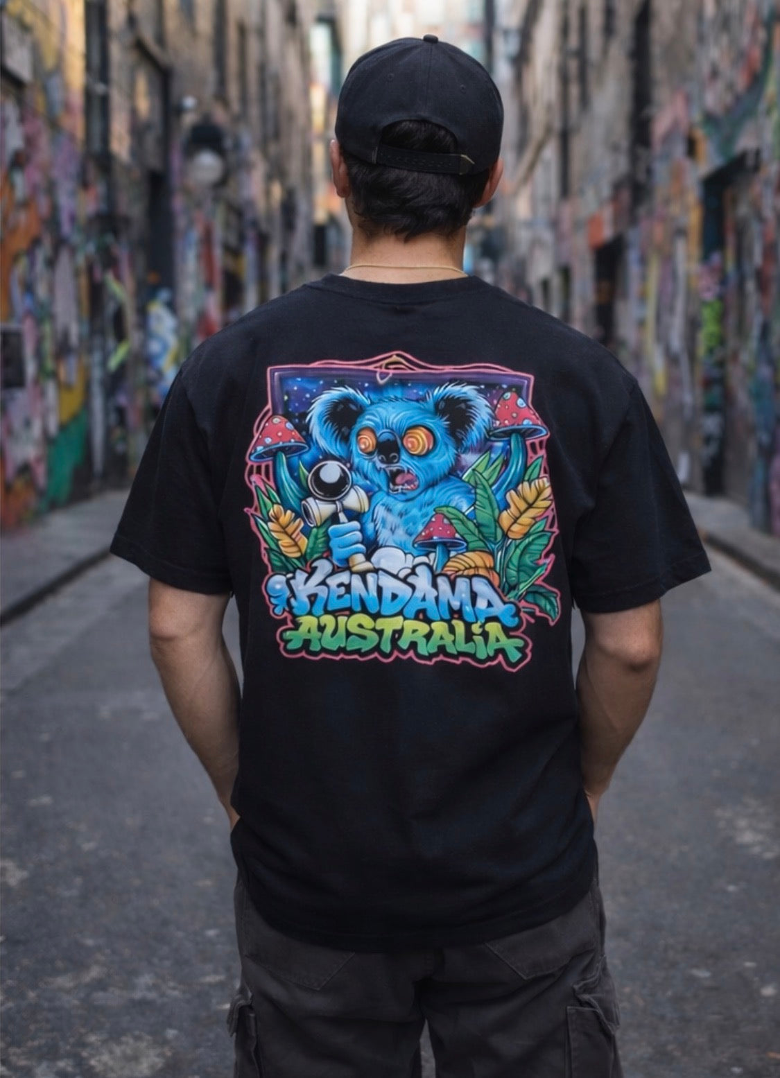 KENDAMA AUSTRALIA - TRIPPY KOALA Tシャツ